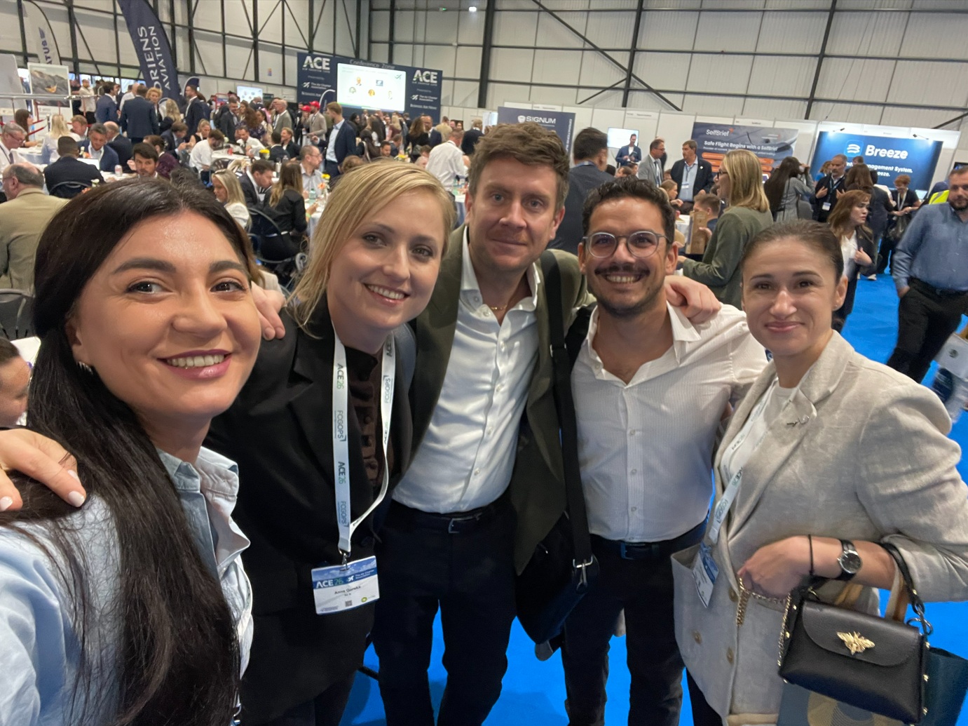 Представители Jets & Helicopters на выставке Air Charter Expo 2026